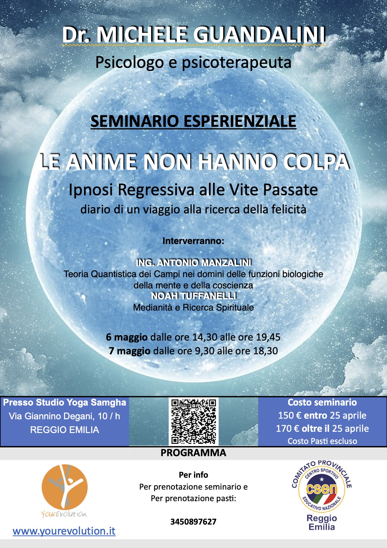 Seminario Le Anime non hanno colpa Locandina web