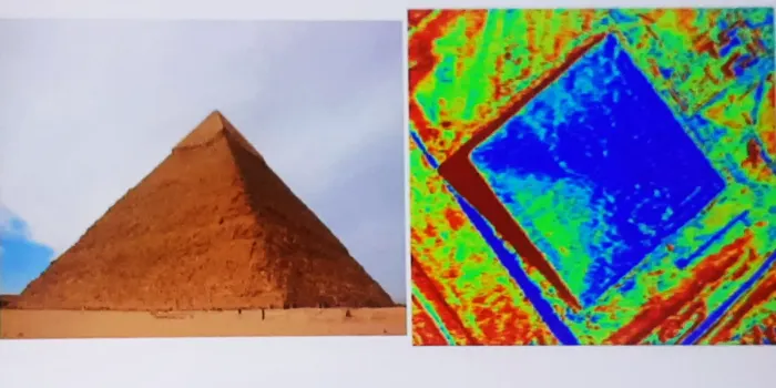 Progetto Khafr i tesori nascosti sotto la piana di Giza © Corrado Malanga, Filippo Biondi, Armando Mei, Nicole Ciccolo